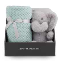 Little Linen Company Plush Toy &amp; Blanket - Starburst Elephant Set - £91.59 GBP