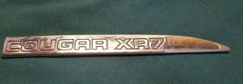 1995 1996 1997 Mercury Cougar XR7 Rear Trunk Emblem Logo Sign Badge Chrome Trim - £16.09 GBP