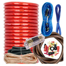 4 Gauge 3000W Amplifier Installation Wiring Amp Kit Cca 4 Awg Red - £41.50 GBP