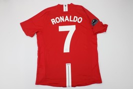 manchester united jersey 2008 2009 shirt cristiano ronaldo ucl style - £59.25 GBP