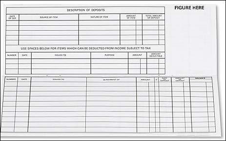 EGP Register for Traveller Checks (1 Pack of 5 Registers) - $10.25