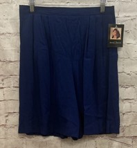 Jaclyn Smith Womens L High Waist Shorts Pull On Crinkle Rayon Elastic Wa... - $23.20