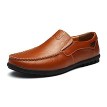 mens dress shoes Genuine Leather Men Casual Loafers Driving mens dress boots - £32.29 GBP