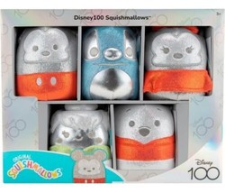 Squishmallows 5&quot; Disney 100th Anniversary Limited Edition 5-Pack NEW - £29.85 GBP