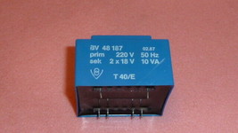 Print 1PC Power Transformers ERA Typ BV48187 TRANSFO 10VA PRI 220V 50Hz ... - £34.37 GBP