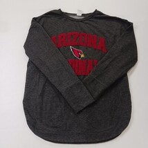 Team Apparel Arizona Cardinals Football Women's Gray Pullover Sweatshirt Size S image 13