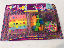 Vintage Lisa Frank Alpha- Bead Jewelry Bead Dreams Set  Sticker Jewelry NEW - £19.41 GBP