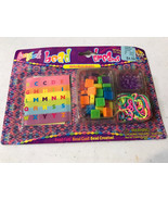 Vintage Lisa Frank Alpha- Bead Jewelry Bead Dreams Set  Sticker Jewelry NEW - £19.77 GBP