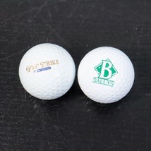 2pc Ballys &amp; Gold Strike Casino Las Vegas Logo Collectible Golf Balls - £4.82 GBP