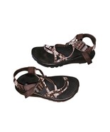 CHACO ZX2 YAMPA Brown Striped VIBRAM Comfort Strappy Sandals Women&#39;s Sz 8 - $37.11 CAD