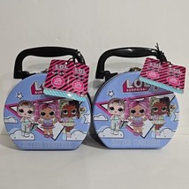 Lot of 2 LOL Surprise Doll Watch Set Tin Carrying Case New Sealed - $9.49