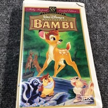 Bambi: 55th Anniversary Walt Disney&#39;s Masterpiece (VHS, Limited Edition) - £2.82 GBP