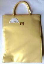 Vintage Escada The Boulevard Shopper Handbag New with Tags Yellow/Gold 1... - $599.95