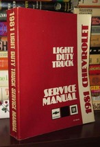 General Motors Corp.  1981 LIGHT DUTY TRUCK SERVICE MANUAL  1st Edition ... - £86.67 GBP
