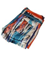 Guess Women&#39;s Casual Shorts Size 25 Multicolor Abstract Belted Summer Po... - $33.18 CAD