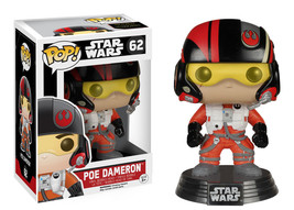 Star Wars The Force Awakens Poe Dameron Vinyl Pop Figure Toy #62 Funko New Nib - £7.02 GBP