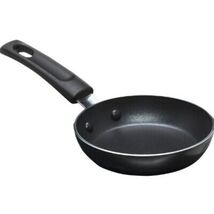 T-FAL ~ BLACK ~ 5" Dia. ~ Egg Pan ~ Mini Fry Pan ~ Non-Stick Interior - $25.00