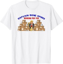 Anti-Trump Captain Bone Spurs BS Working for You Gold Toilet T-Shirt - $14.94+