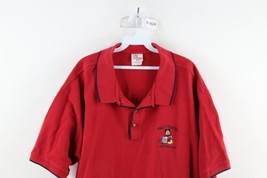 Vintage 90s Disney Mens 2XL Faded Spell Out Walt Disney Studios Golf Polo Shirt - $39.55