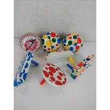 Lot Of 7 Tin/Metal Noise Maker party birthday clown - $14.49