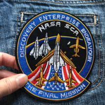 NASA The Final Mission Embroidery Patch 5” Iron/Sew-on Badge NASA SCA Discovery  - £5.74 GBP