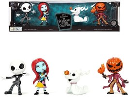 Set of 4 Diecast Figurines (2.5&quot;) Tim Burton&#39;s &quot;The Nightmare Before Christmas&quot; - £33.74 GBP