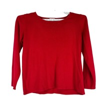 White Stag Red Sweater Womens Plus Size XXL with Embellished Neckline - £10.95 GBP