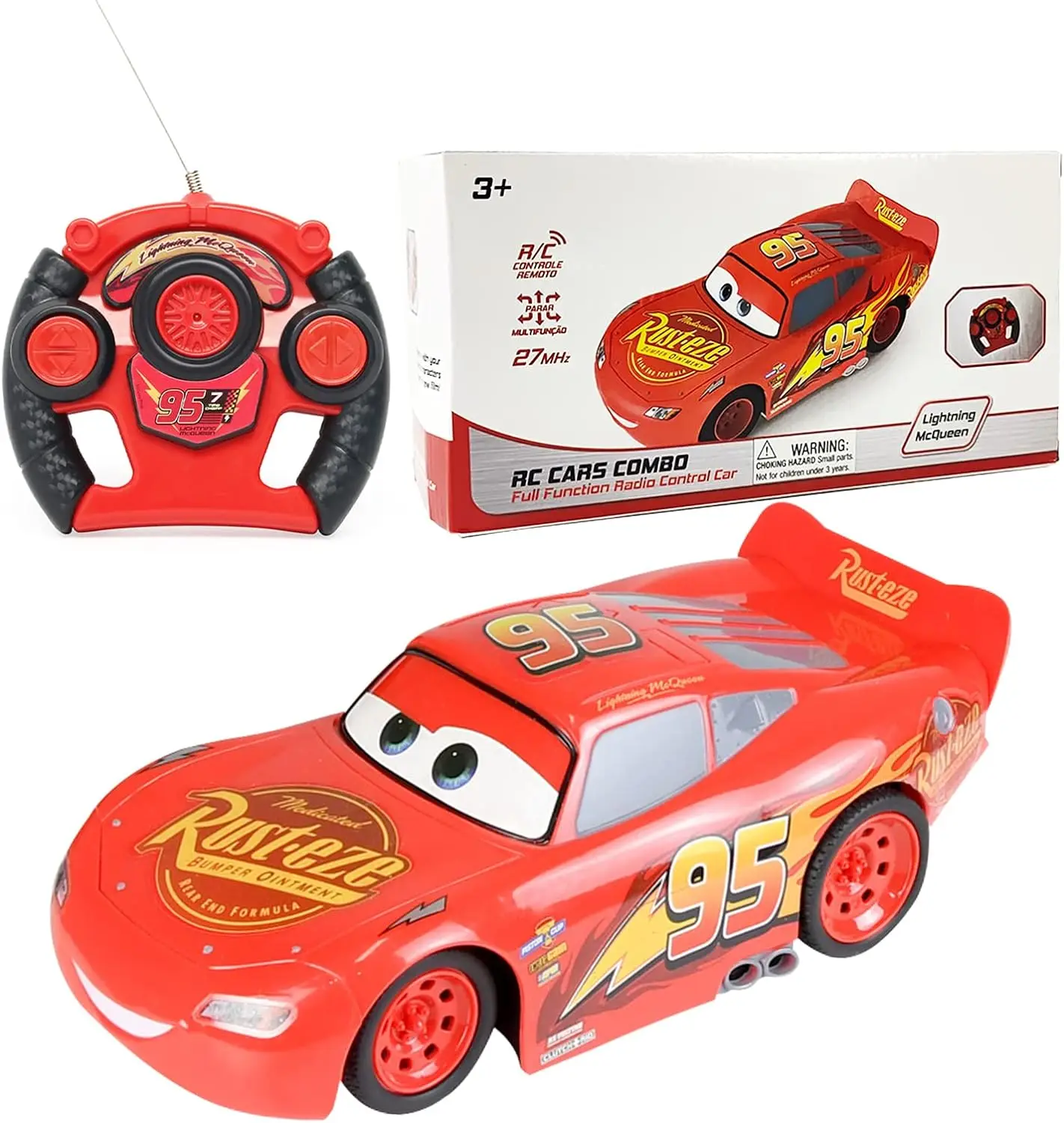 Children&#39;s Remote Control Car Toys,Cars-Racing Car Lightning McQueen - $24.01