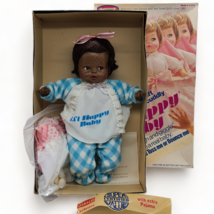 Vintage Horsman Black African American Lil Happy Baby Doll  1970s Toy - £32.20 GBP