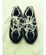 NEW BALANCE 718 silver and navy blue RUNNING sneakers SHOES WOMENS 5 1/2 - $46.43