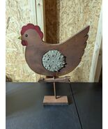 handmade wooden folk art chicken - €12,18 EUR
