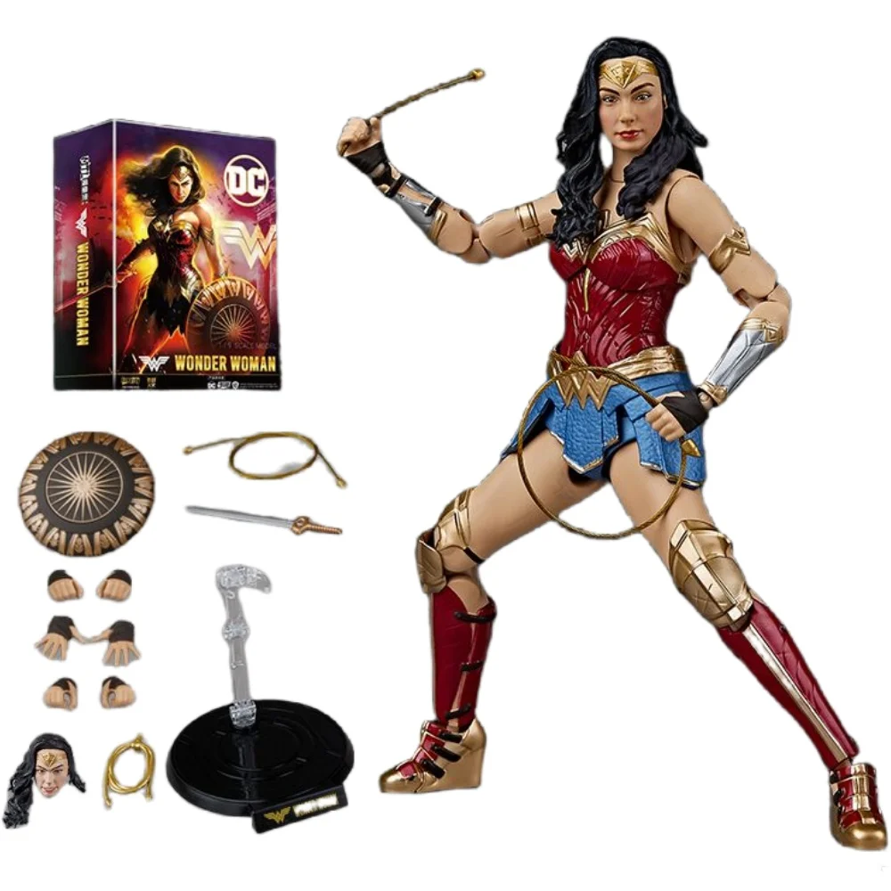 Original Fondjoy Anime Dc Movie Justice League Wonder Woman Action Figures - £37.65 GBP