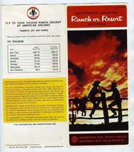 American Airlines Arizona Ranch or Resort Brochure 1967 - $14.87