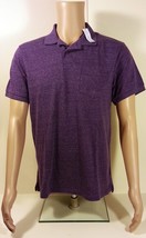 NEW Men&#39;s Old Navy Tri-Blend Slim Fit Polo Shirt w/ Pocket Jersey  Plum MEDIUM - $8.89