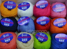 Knitting Yarn Egyptian Cotton BBB TITANWOOL Bali for Knitting And Crochet - £5.51 GBP