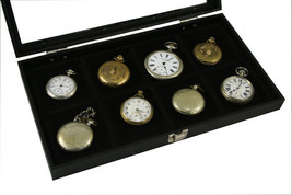 Watch Show Case Display Antique Jewelry Supply Glass Top for 8 Pocket wa... - £40.19 GBP