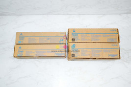 4 New OEM Konica Minolta BH C6000, C7000 TN616 CYKK Toners Same Day Ship - $222.75