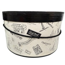 1950s Parisian Wallpaper Hat box Gilbert Orcel Simone Gange Fath Origina... - $642.45 MXN