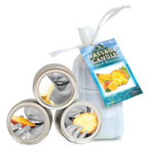 Edible Mini Candle Tropical Trio: 3 Mango, Pineapple, Banana 2 fl oz / 60 ml - €63,83 EUR