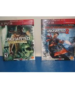 Uncharted 1 &amp; 2 Card Sleeve System Bundle PS3 Pre-Owned - $19.99