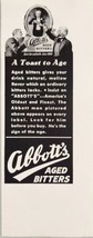 1936 Print Ad Abbott&#39;s Aged Bitters Best For Cocktails Since 1872  - £8.00 GBP