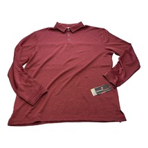 Grand Slam Polo Shirt Men&#39;s XL Red Golf Collared Casual Long Sleeve Performance - £25.86 GBP