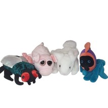 Caltoy Plush Creations Lot 4 Glove Hand Puppet Fly Pig Bunny Tropical Fish - $16.28