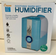 NEW Crane EE-5201A Portable Soothing Warm Mist Humidifier Aqua clean con... - $33.81