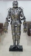 Gothic German Suit Of Armor Medieval Full Body Armour - Halloween Handmade - $1,092.71