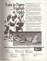 1976 Onitsuka Tiger ASICS NCAA Philadelphia Championships Running Shoes Print Ad - £29.08 GBP