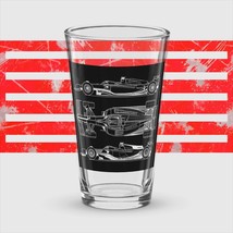 Formula 1 Pint Glass, Formula 1 Car Beer Glass, F1 Pint Glass, Formula One Beer  - £18.18 GBP