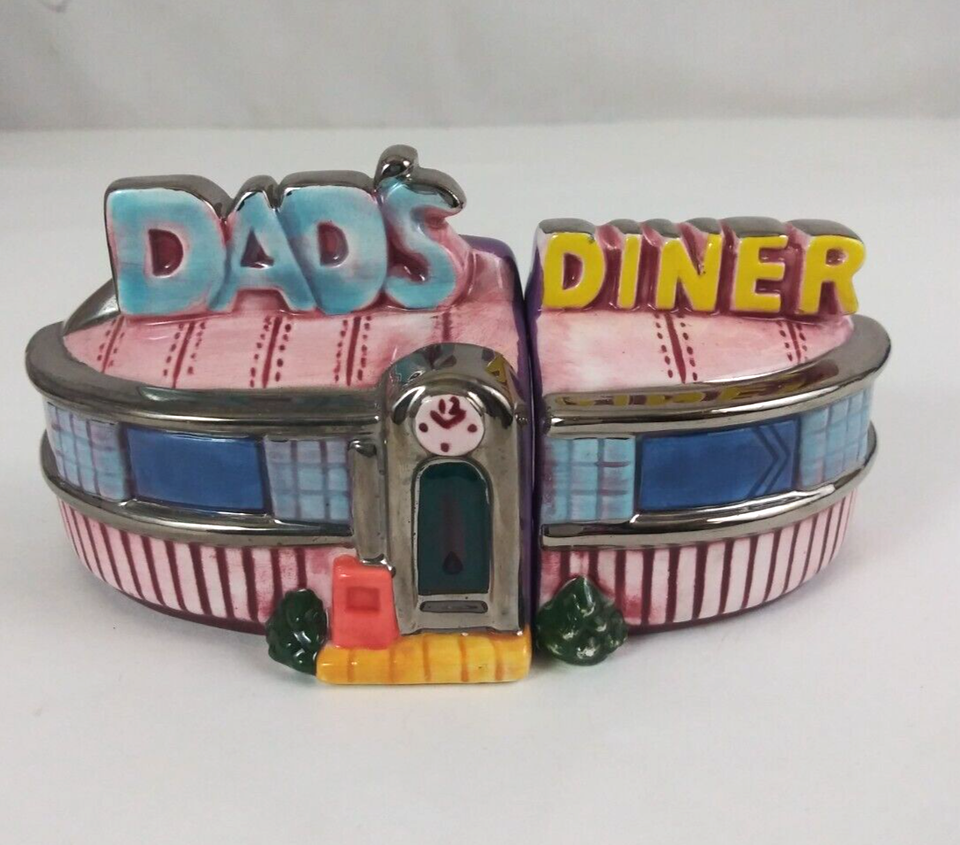 Jerry Berta Retro 50s Style Dad&#39;s Diner Salt &amp; Pepper Shakers (B) - $39.59