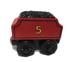 Thomas and Friends James Tender Wooden Railway Number 5 - £14.90 GBP