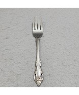 Vintage Oneida COMMUNITY BRAHMS Dessert Fork Baroque Flower Stainless Fl... - $178.75 MXN